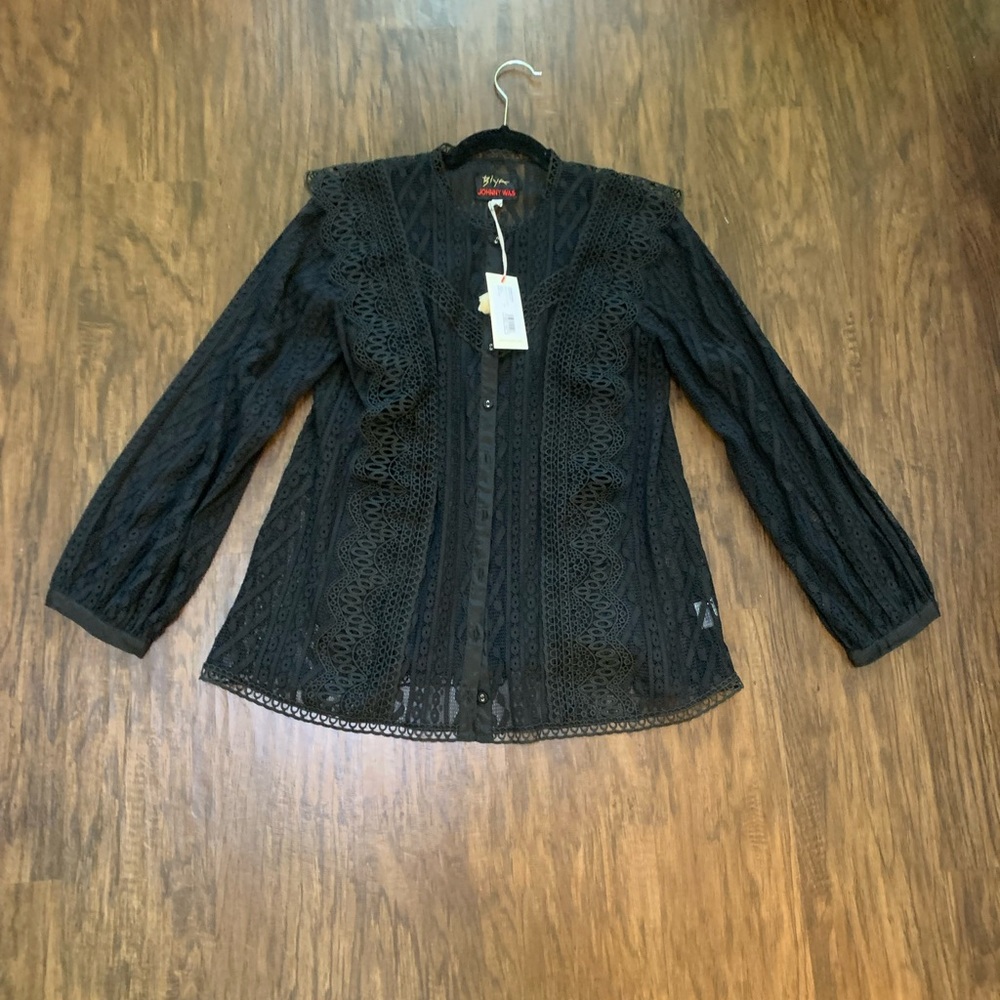 Johnny Was Soluna Lace Blouse size M
